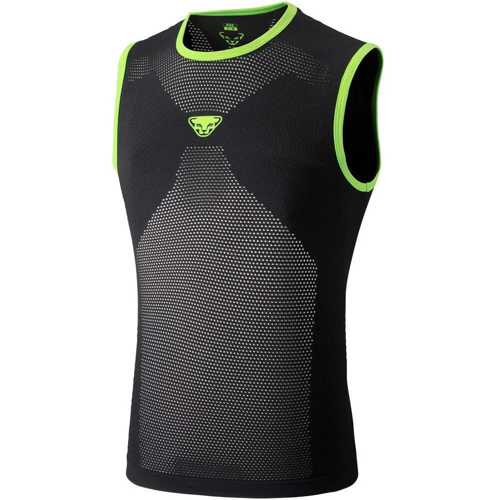 ディナフィット レース ドライアーン ノースリーブ ベース レイヤー （ Black Out ） | DYNAFIT Race Dryarn Sleeveless base layer [t]｜クライムスワールド 店