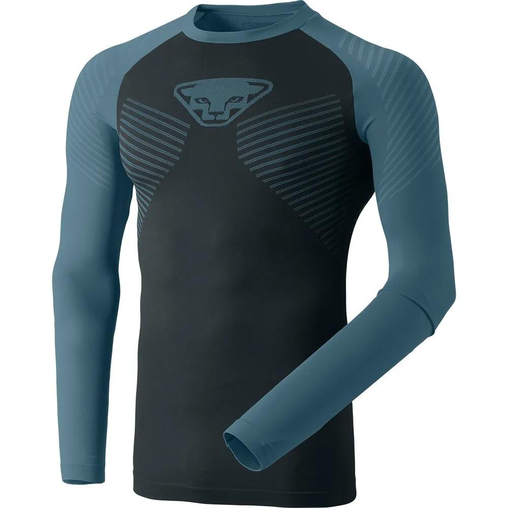 ディナフィット スピード ドライアーン ロングスリーブ ベース レイヤー （ Storm Blue / 3010 ） | DYNAFIT Speed Dryarn Long sleeve base layer [t]｜クライムスワールド 店