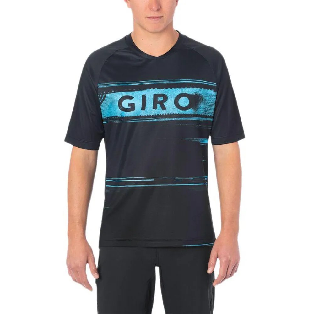 ジロ ラウスト ショートスリーブ エンデューロ ジャージ （ Black / Iceberg Hypnotic ） | GIRO Roust short sleeve enduro jersey [t]