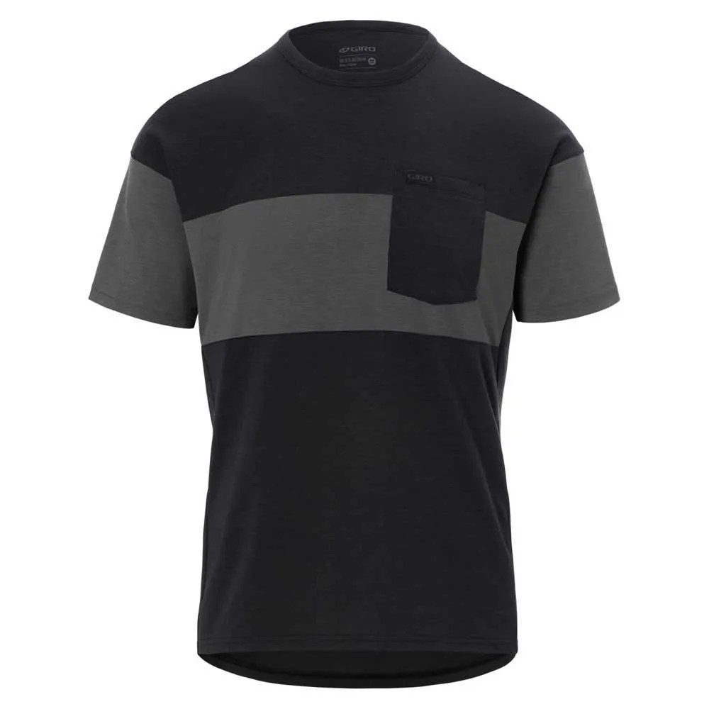ジロ ライド ショートスリーブ エンデューロ ジャージ （ Black / Charcoal ） | GIRO Ride short sleeve enduro jersey [t]