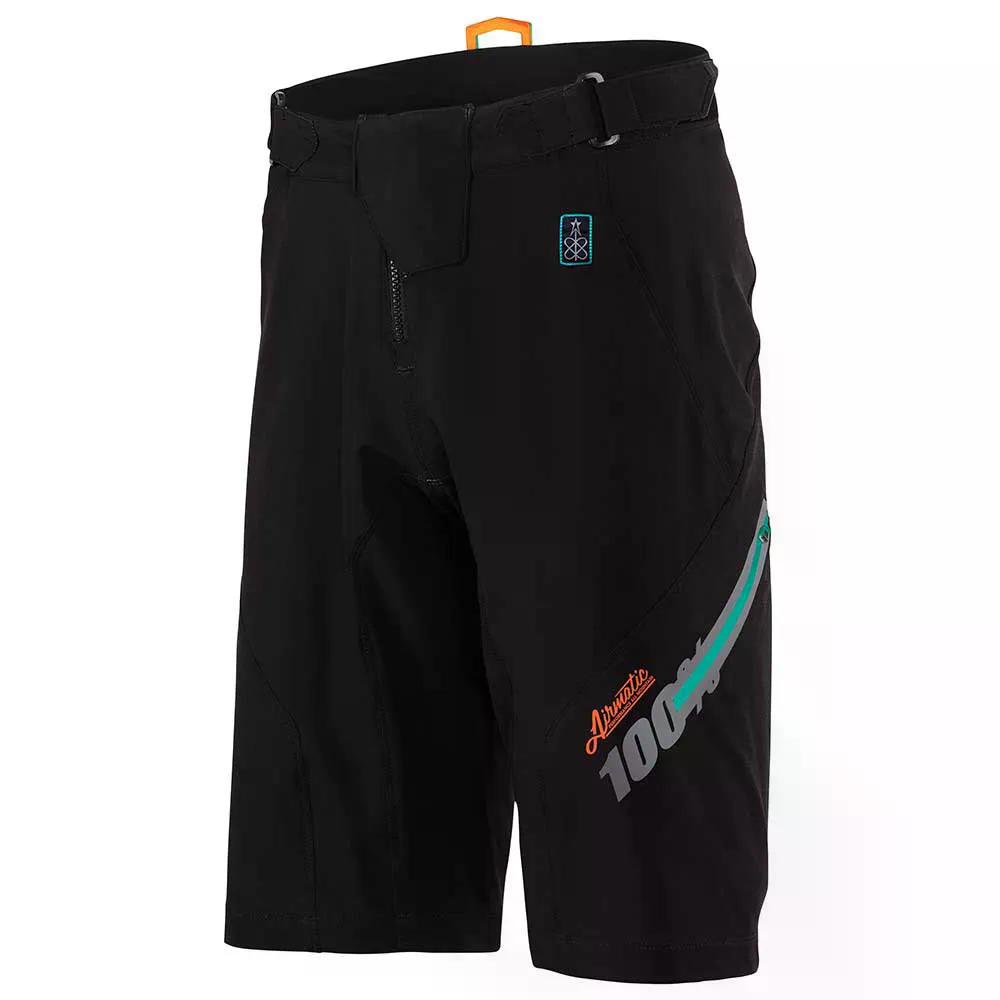 100100分率 エアマティック さる股引き （ FastTimesBlack ） | 100percent Airmatic Shorts  [t]
