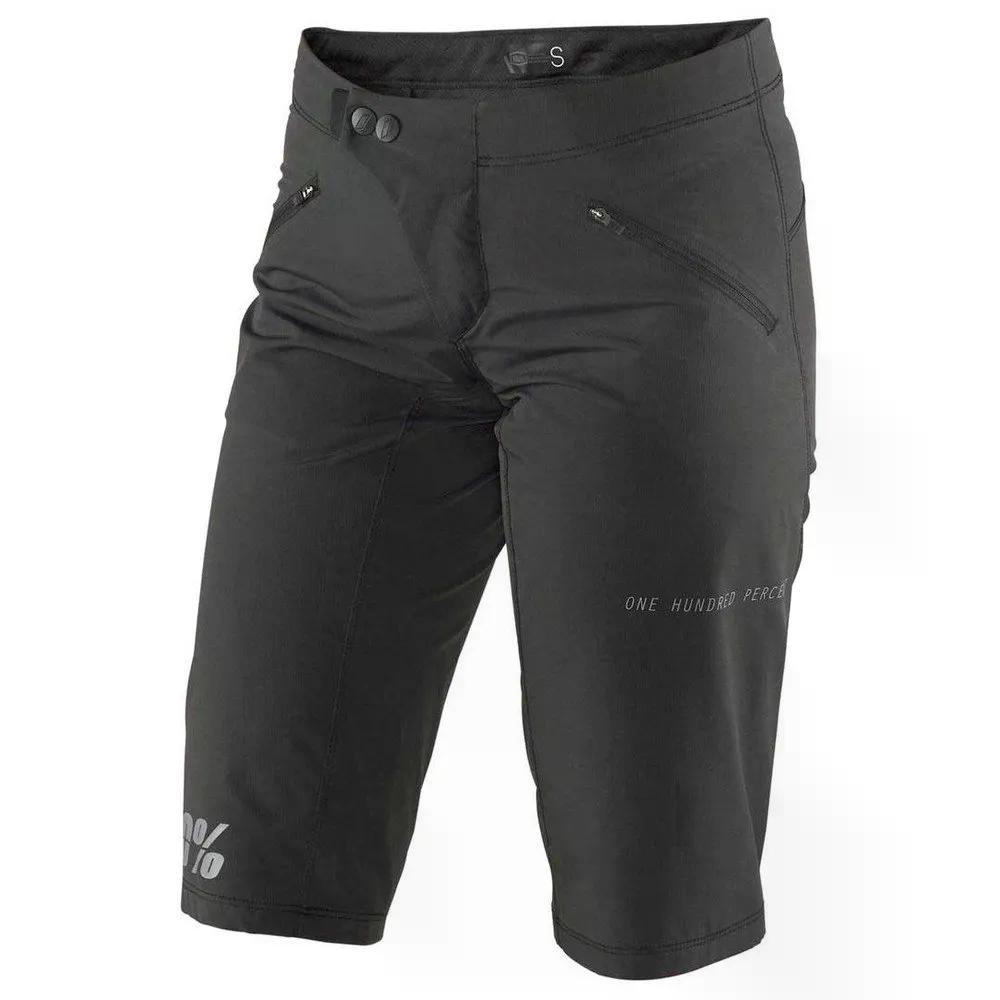 100100分率 ライドキャンプ さる股引き 成人女性 （ Black ） | 100percent Ridecamp Shorts woman  [t]