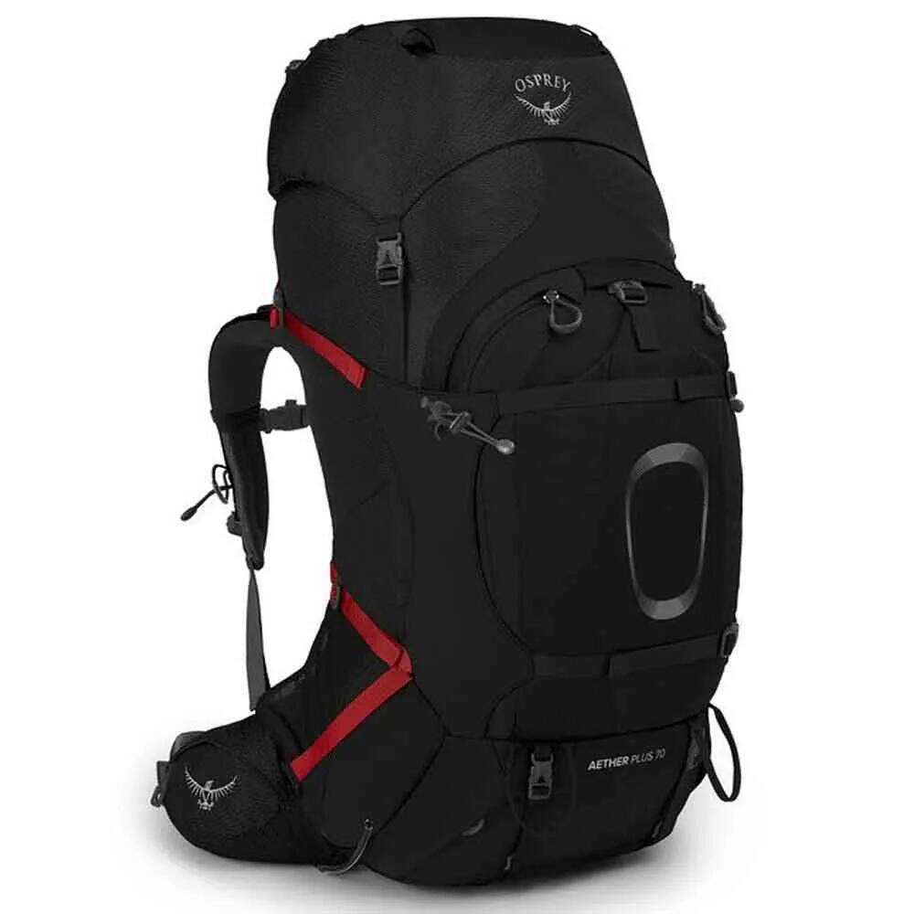 オスプレー イーサー プラス 70L バックパック （ Black ） | OSPREY Aether Plus 70L Backpack [t]｜クライムスワールド 店
