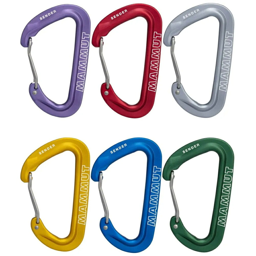 マムート センダー ワイヤー ラックパック スナップ フック （ Wire Gate / Multicolour ） | MAMMUT Sender Wire Rackpack Snap Hook [t] - 商品メイン画像