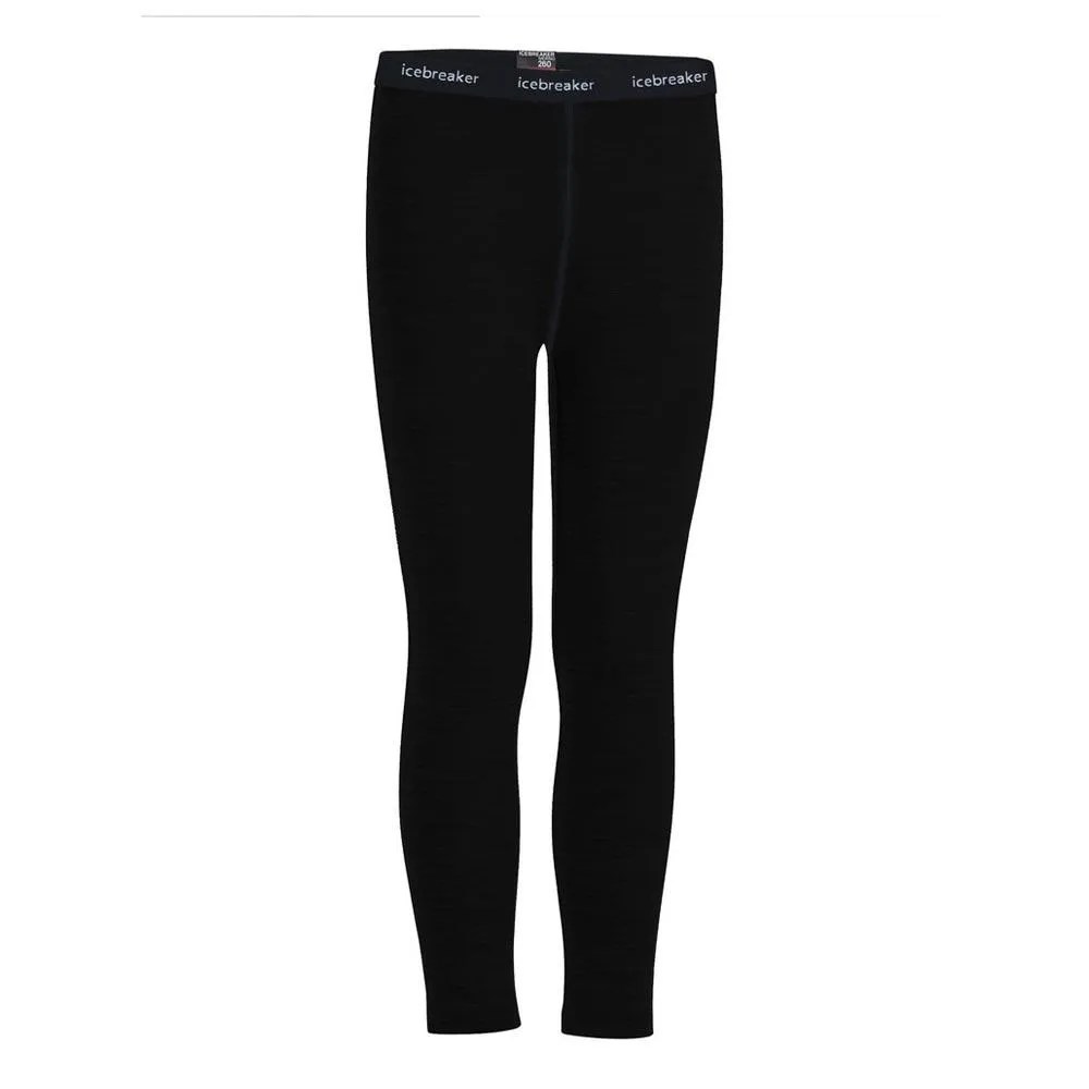 アイスブレーカー 260 テック メリノ レギンス キッズ （ Black ） | ICEBREAKER 260 Tech Merino leggings Kids [t]
