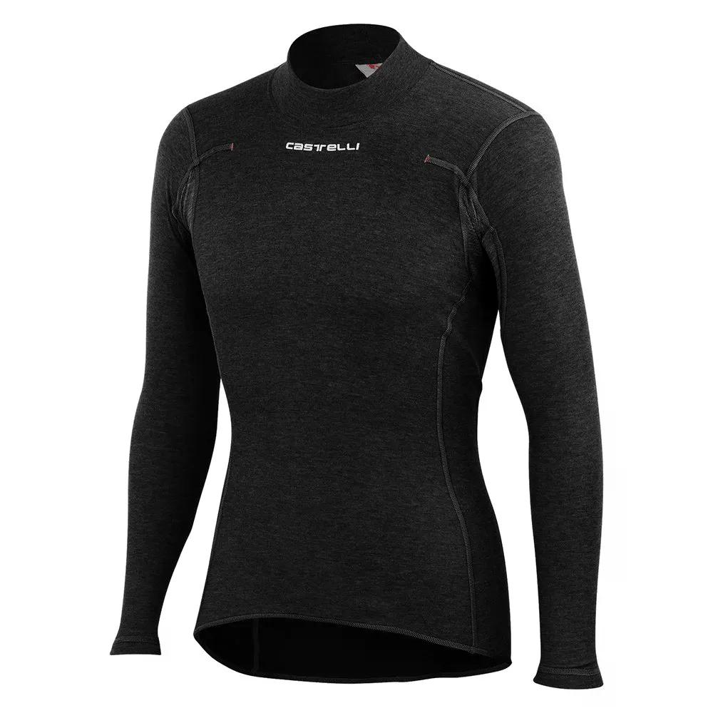 カステリ フランドル ウォーム ロング捩り ベースレイヤー （ Black ） | CASTELLI Flanders Warm long sleeve base layer  [t]