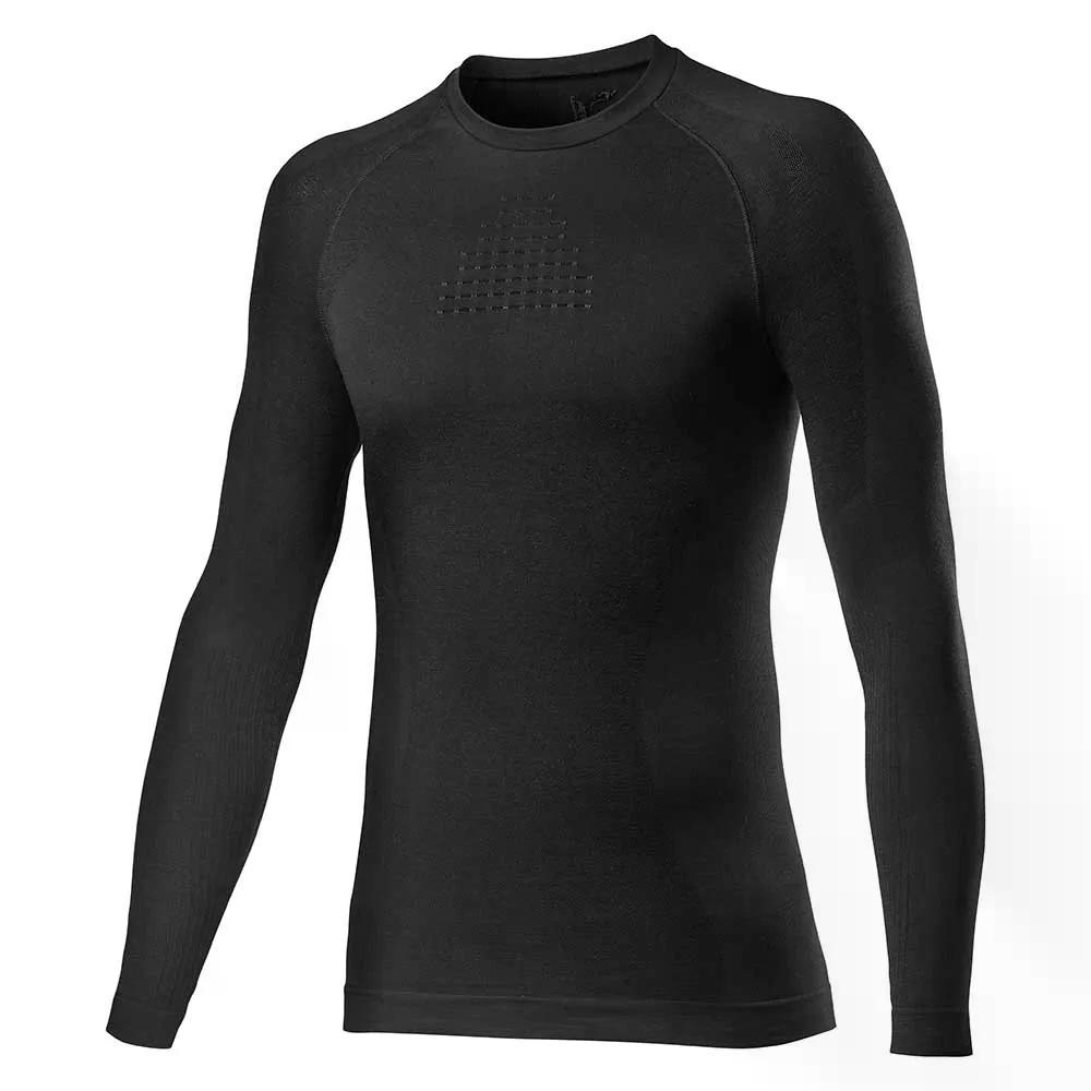 カステリ 中核グループ シームレス ロング捩り ベースレイヤー （ Black ） | CASTELLI Core Seamless long sleeve base layer  [t]