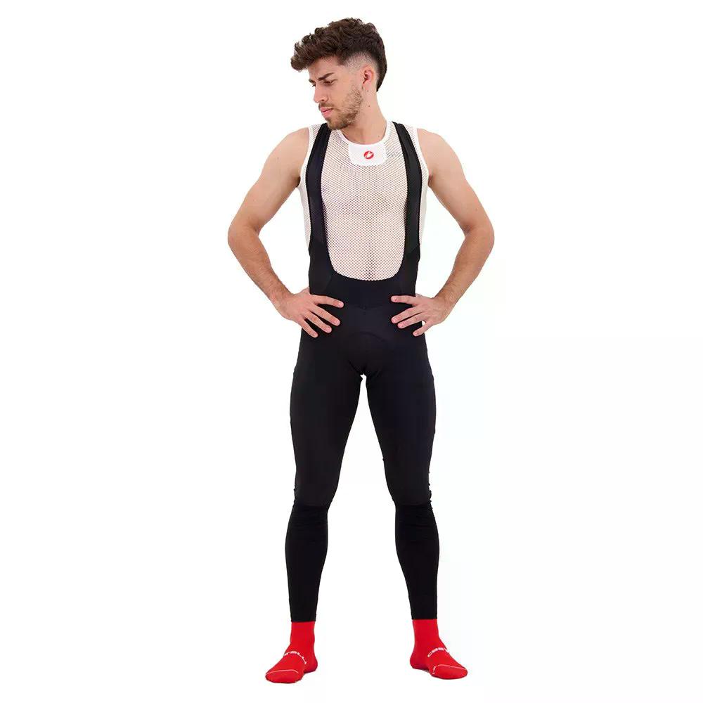 カステリ ヴェロチッシモ 5 ビブタイツ （ Black/SilverReflex ） | CASTELLI Velocissimo 5 bib tights  [t]