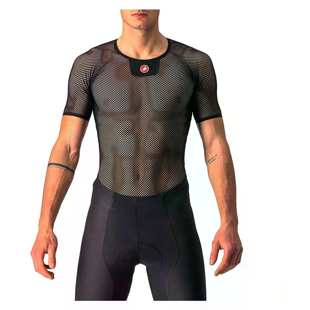 カステリ 中核グループ メッシュ 3 遊撃手捩り ベースレイヤー （ Black ） | CASTELLI Core Mesh 3 short sleeve base layer  [t]