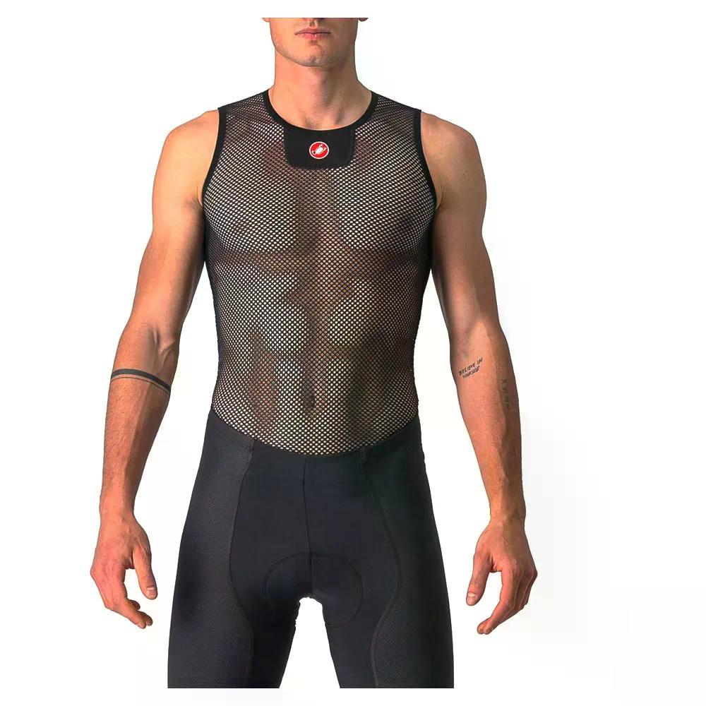 カステリ 中核グループ メッシュ 3 遊撃手捩り ベースレイヤー （ Black ） | CASTELLI Core Mesh 3 short sleeve base layer  [t]