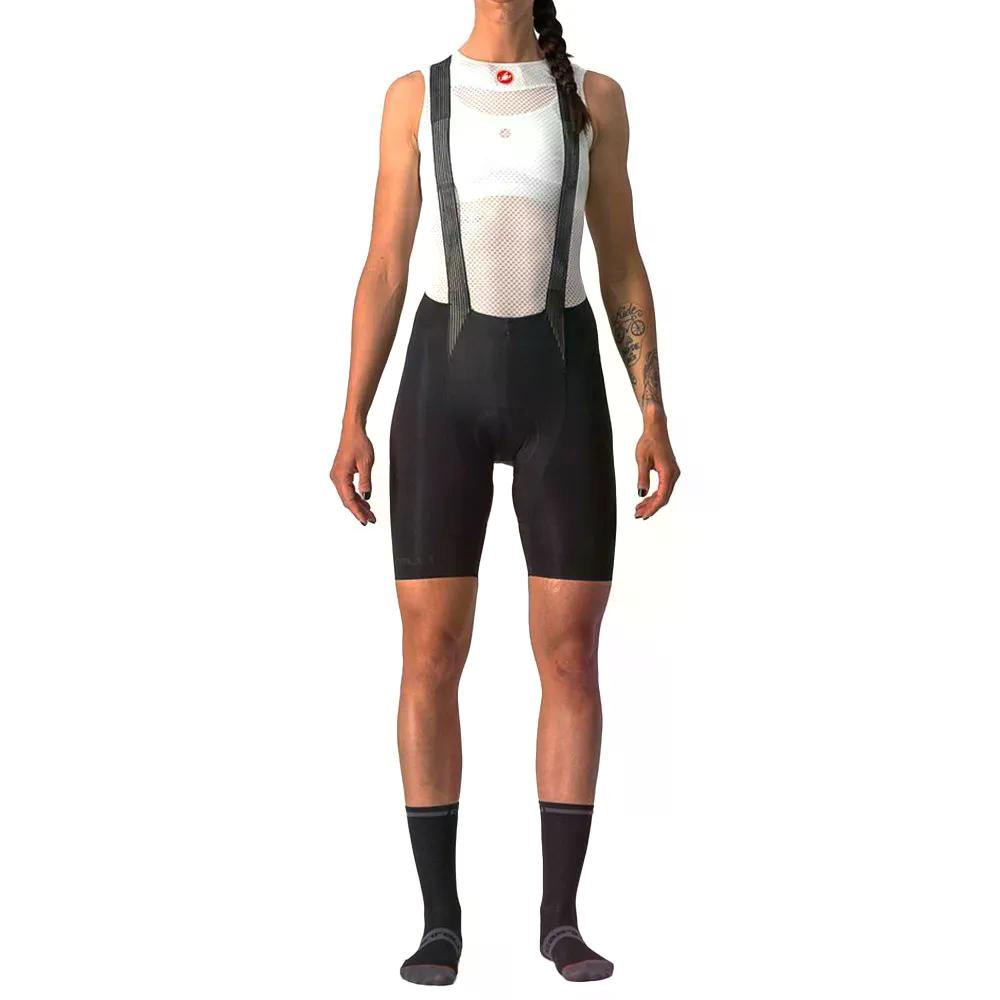 カステリ 無償性 エアロ スピード競技 ビブショーツ レディース （ Black ） | CASTELLI Free Aero Race bib shorts Woman  [t]