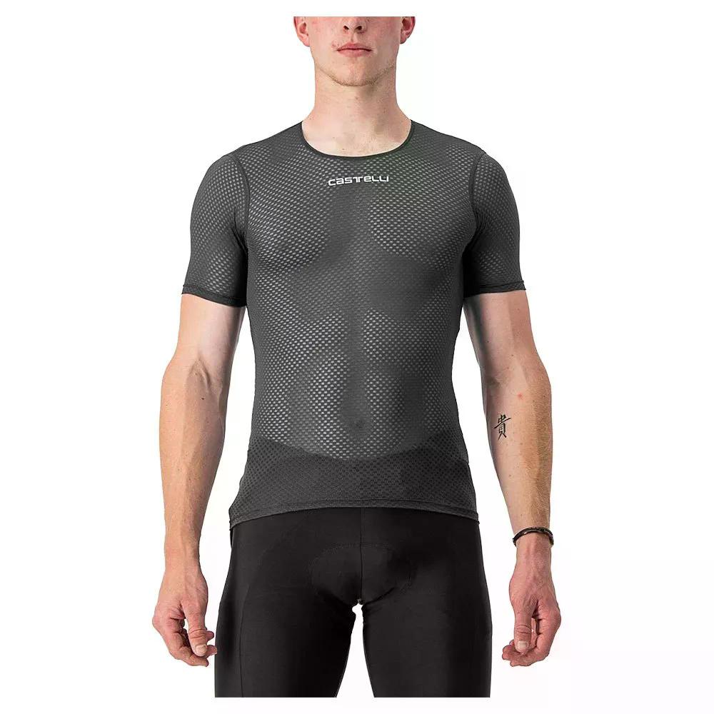 カステリ 労働者階級 メッシュ 2.0 遊撃手捩り ベースレイヤー （ Black ） | CASTELLI Pro Mesh 2.0 short sleeve base layer  [t]