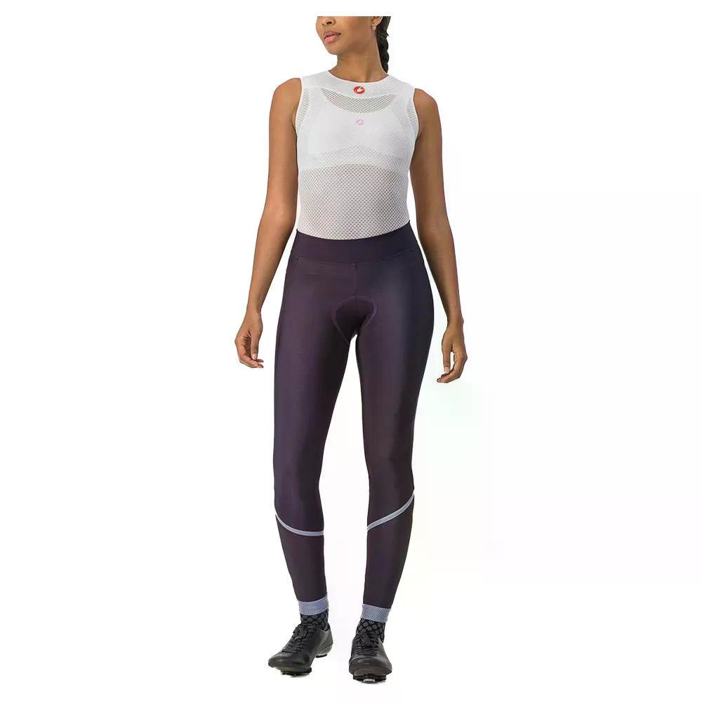 カステリ ヴェロチッシマ タイツ レディース （ DarkNightShade/SilverReflex ） | CASTELLI Velocissima tights Woman  [t]