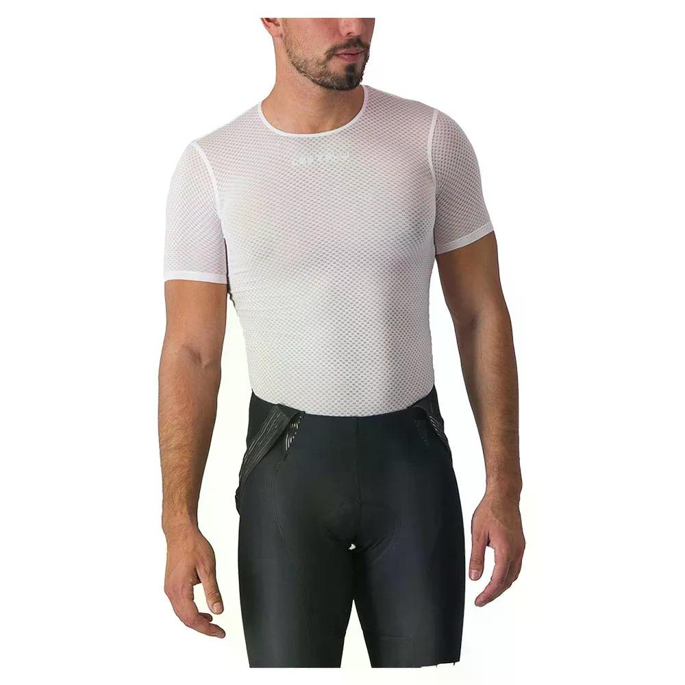 カステリ 労働者階級 メッシュ 2.0 遊撃手捩り ベースレイヤー （ White ） | CASTELLI Pro Mesh 2.0 short sleeve base layer  [t]