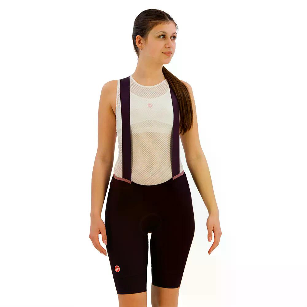 カステリ プリマ 2 DT ビブショーツ レディース （ DarkBlack/DarkMrd ） | CASTELLI Prima 2 DT bib shorts Woman  [t]