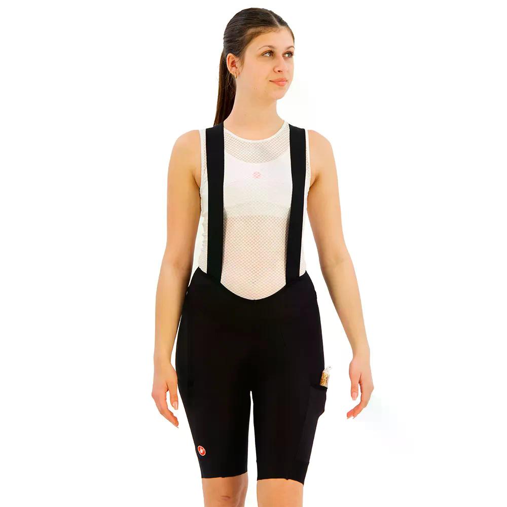 カステリ アンリミテッド エンデュランス DT ビブショーツ レディース （ Black ） | CASTELLI Unlimited Endurance DT bib shorts Woman [t]｜クライムスワールド 店