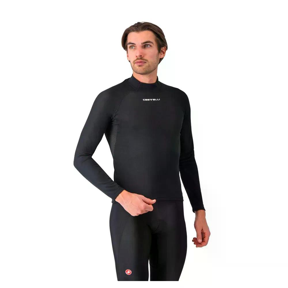 カステリ フランドル 2 ロング捩り ベースレイヤー （ Black ） | CASTELLI Flanders 2 long sleeve base layer  [t]
