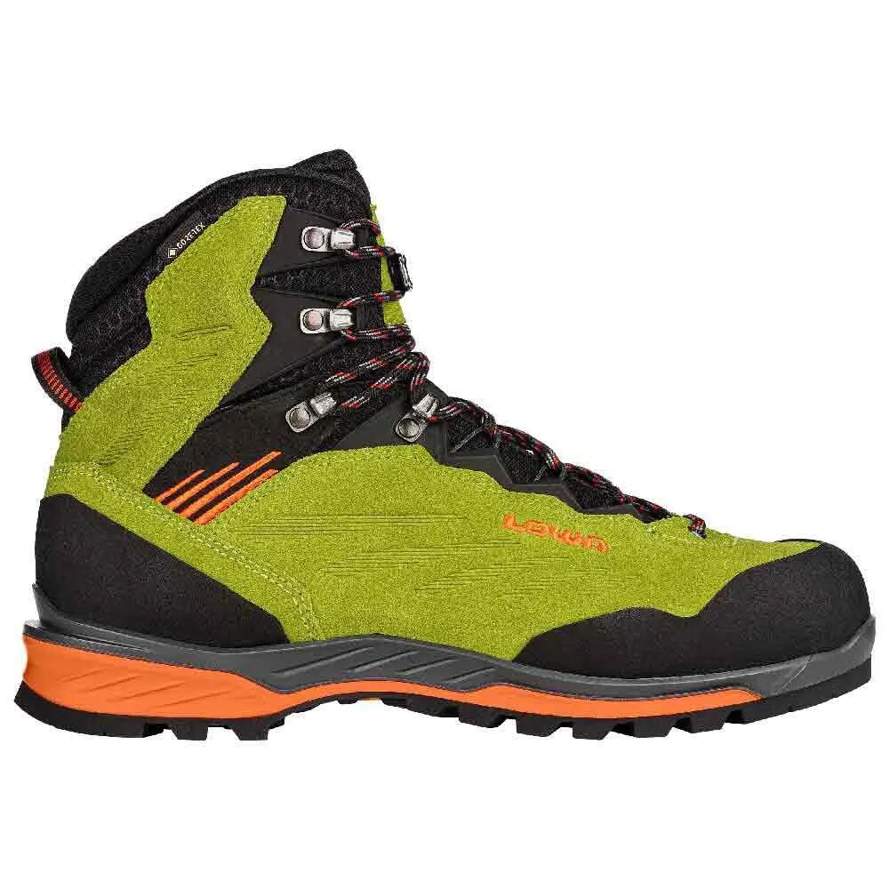 ローバー カディン II ゴアテックス ミッド マウンテニアリング ブーツ （ Lime / Flame ） | LOWA Cadin II gore-tex Mid mountaineering boots [t]