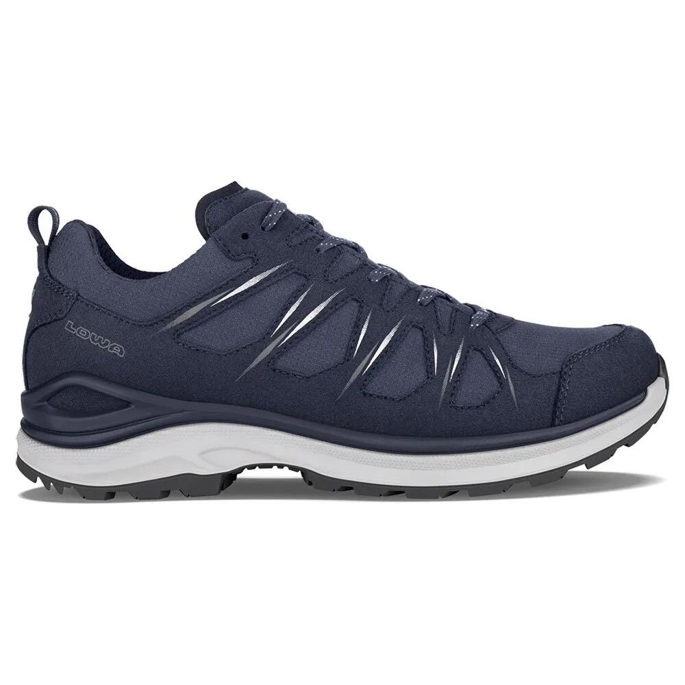 ローバー イノックス EVO II ゴアテックス 山歩き シューズ （ Navy / Graphite ） | LOWA Innox EVO II gore-tex Hiking Shoes [t]