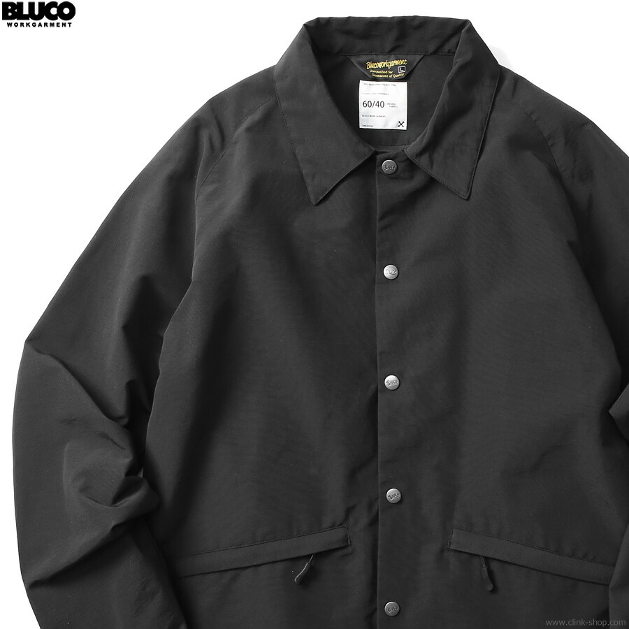 人気沸騰】 BLUCO ブルコ TRACKER JACKET BLACK 1302-3A01 トラッカー