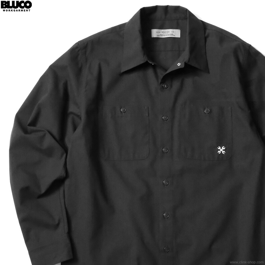 楽天市場】BLUCO ブルコ BLUCO STANDARD WORK SHIRTS L/S (NAVY) [0109