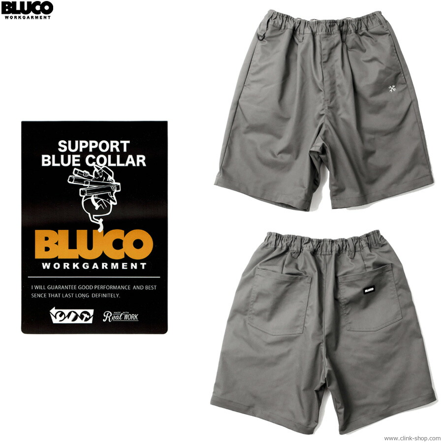 楽天市場】ブルコ BLUCO WIDE HALF PANTS ワイド ハーフパンツ
