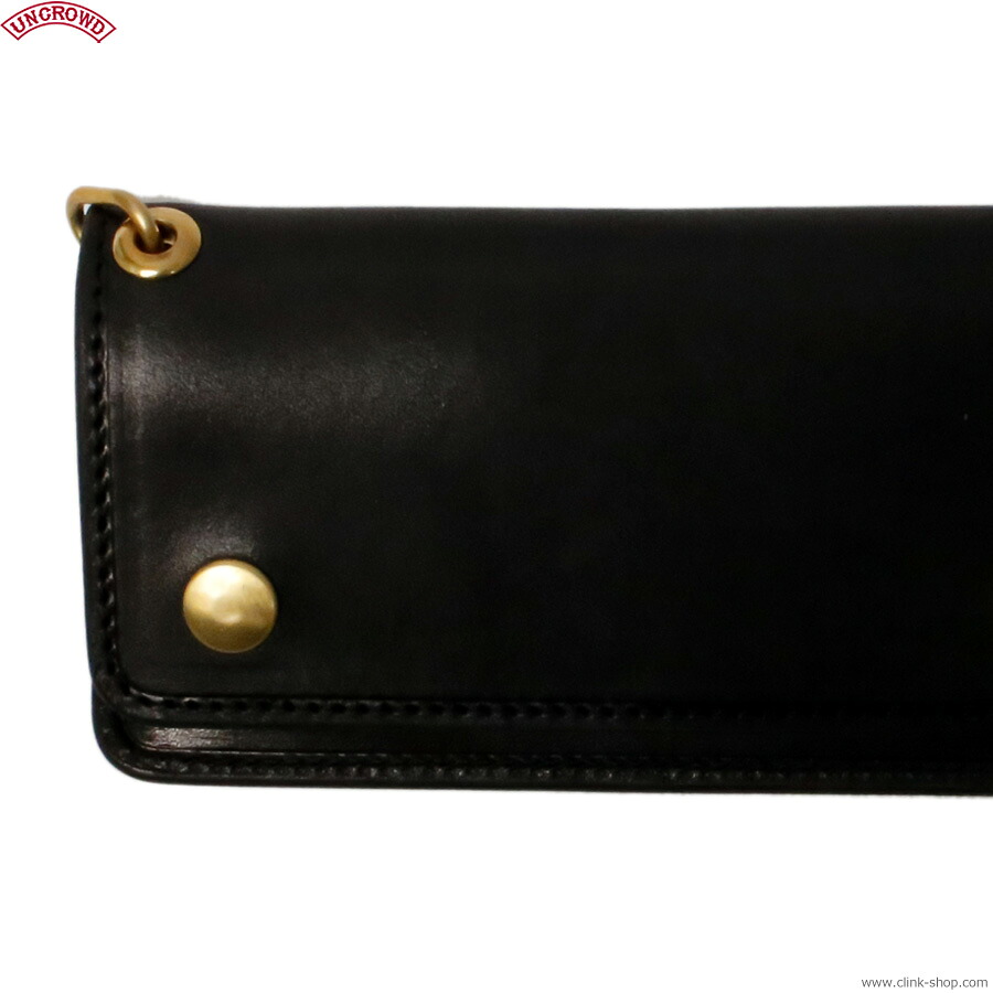 UNCROWD アンクラウド 財布 ウォレット メンズ オールシーズン ブラック 255-76-001 UNCROWD TRACKER WALLET (BLACK) [255-76-001] アクセサリー レザー トラッカー バイカー