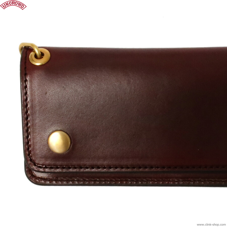 UNCROWD アンクラウド 財布 ウォレット メンズ オールシーズン ブラウン 255-76-001 UNCROWD TRACKER WALLET (BROWN) [255-76-001] アクセサリー レザー トラッカー バイカー