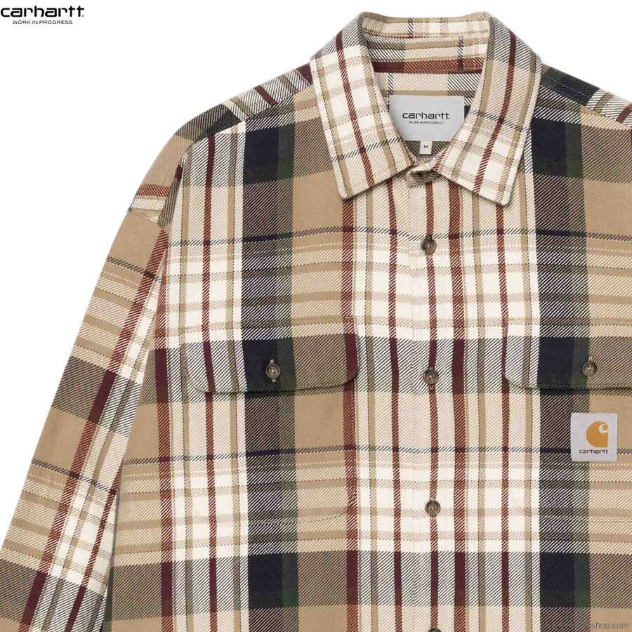 Carhartt 裏地チェック カーキ L メンズ Carhartt 裏地チェック カーキ L メンズ