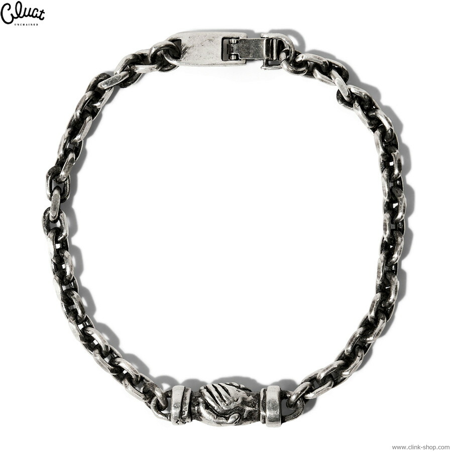 CLUCT クラクト 腕輪 メンズ 金管楽器 金管楽器 しろがね色 CLUCT HANDSHAKE [BRACELET] 05302 佩び物 お手々揺りうごかす