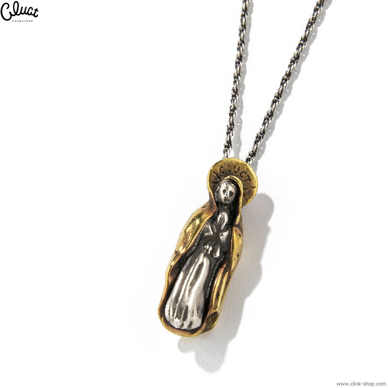 CLUCT クラクト 首飾り メンズ 金管楽器 BRASS 金管楽器 CLUCT LOS ALAMOS [NECKLACE] (SILVER) #04392 聖処女マリア アメカジ
