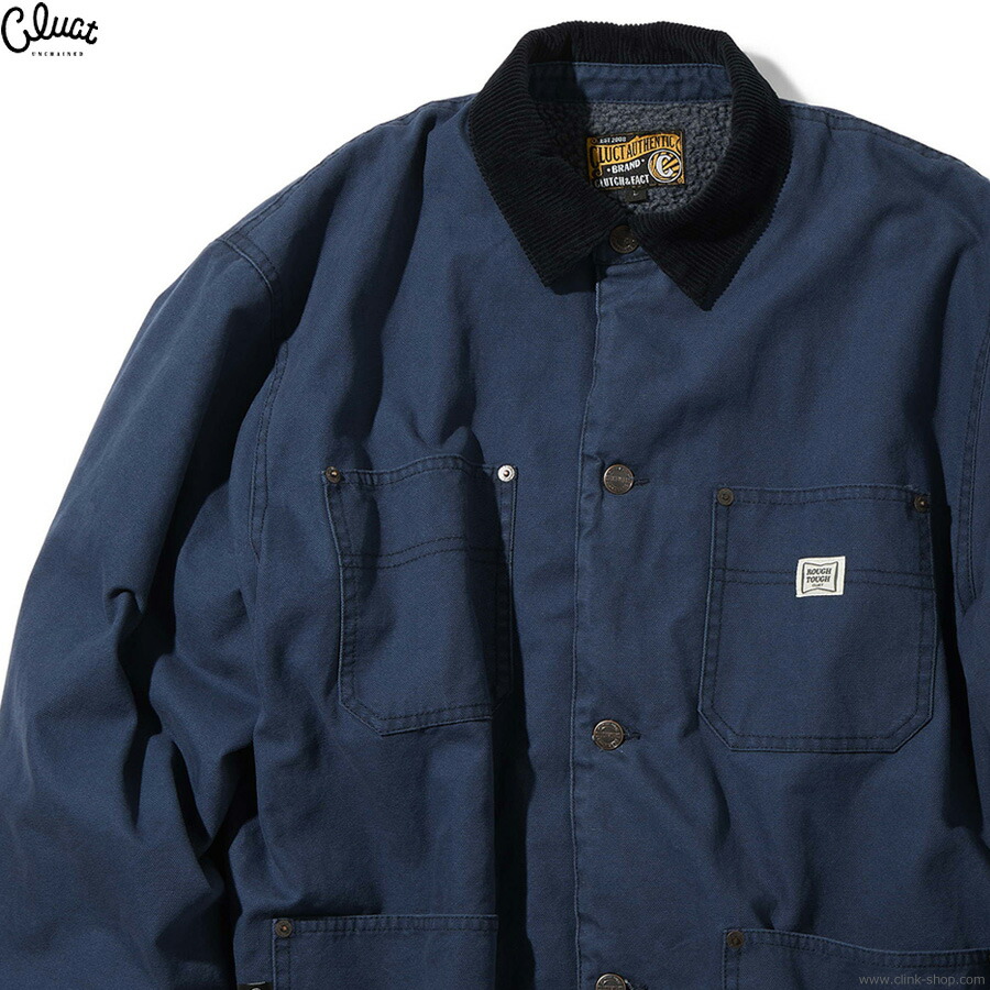 SALE 割引き販売 30％OFF CLUCT クラクト 細工物上衣 メンズ 秋冬用 米国海軍 M-XL CLUCT HIGHLAND [JACKET] (NAVY) #05105 アウター アメカジ 家鴨出どころ 裏地ボア 保温性 コート・ジャケット-メンズファッション