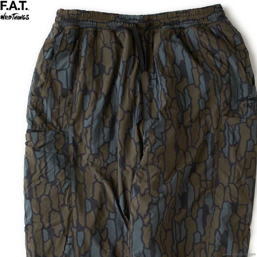 F.A.T. エフエーティー パンツ メンズ 秋冬用 ナイロン100% ブラウン M-XL F.A.T. × WILD THINGS WILDTAC (BROWN) [F32520-PN36] ボトムス トラックパンツ セットアップ 裏地マイクロフリース