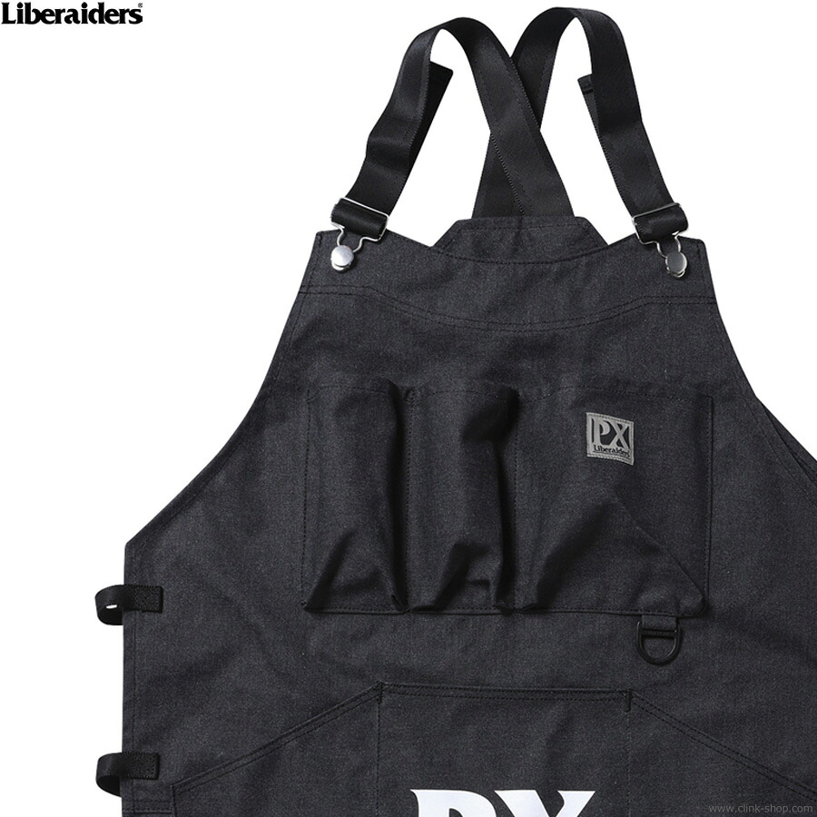 LIBERAIDERS リベレイダーズ エプロン コットン ブラック LIBERAIDERS PX UTILITY APRON (BLACK) #86906 タフ アウトドア キャンプ