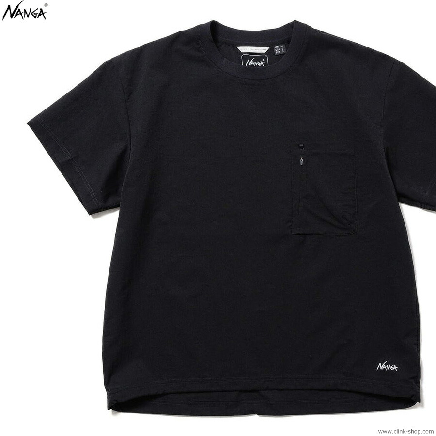 NANGA ナンガ 半袖Tシャツ メンズ ドットエア オールシーズン M-XL NANGA DotAir COMFY TEE ドローコード ルーズフィット