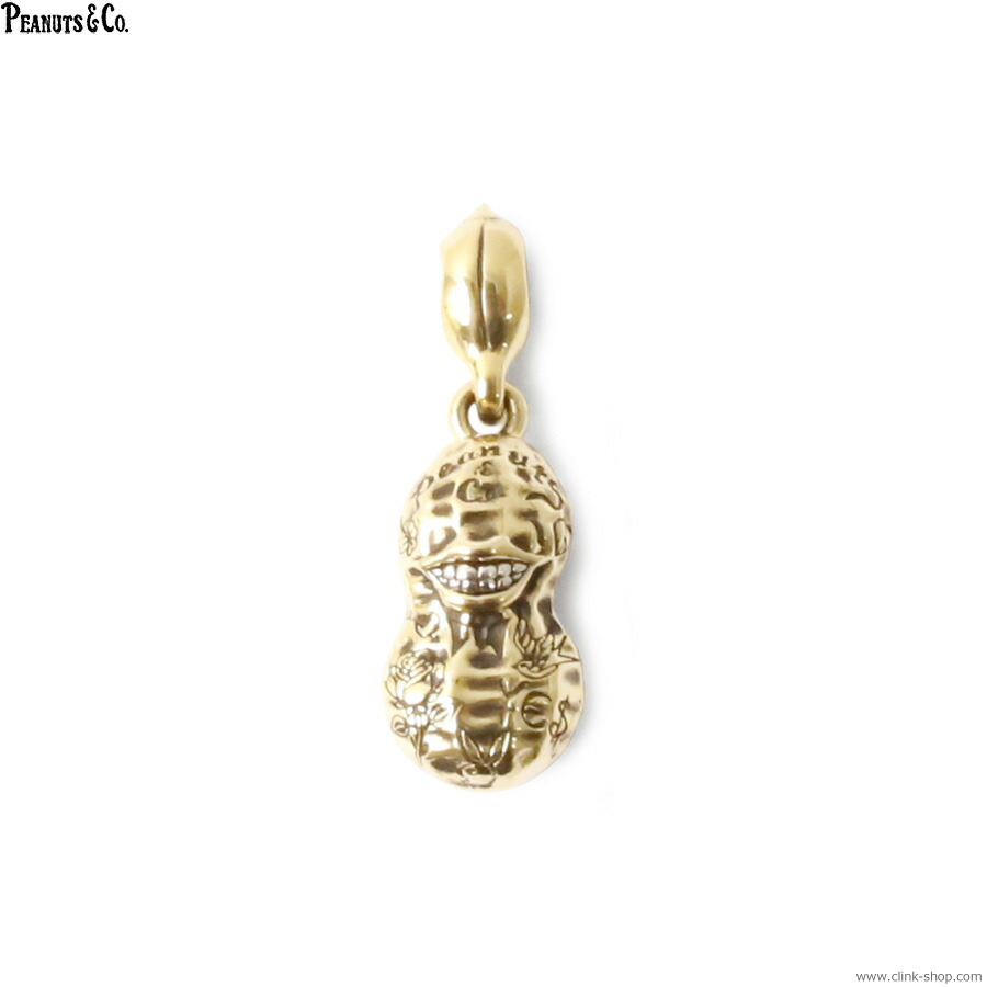 PEANUTS&COMPANY ピーナッツアンドカンパニー ペンダントトップ メンズ オールシーズン 真鍮 ブラス PEANUTS & CO. SMALL NORMAL TATOO PEANUTS (BRASS×SILVER) アクセサリー ピーナッツカンパニー ピーナッツコー ネックレス