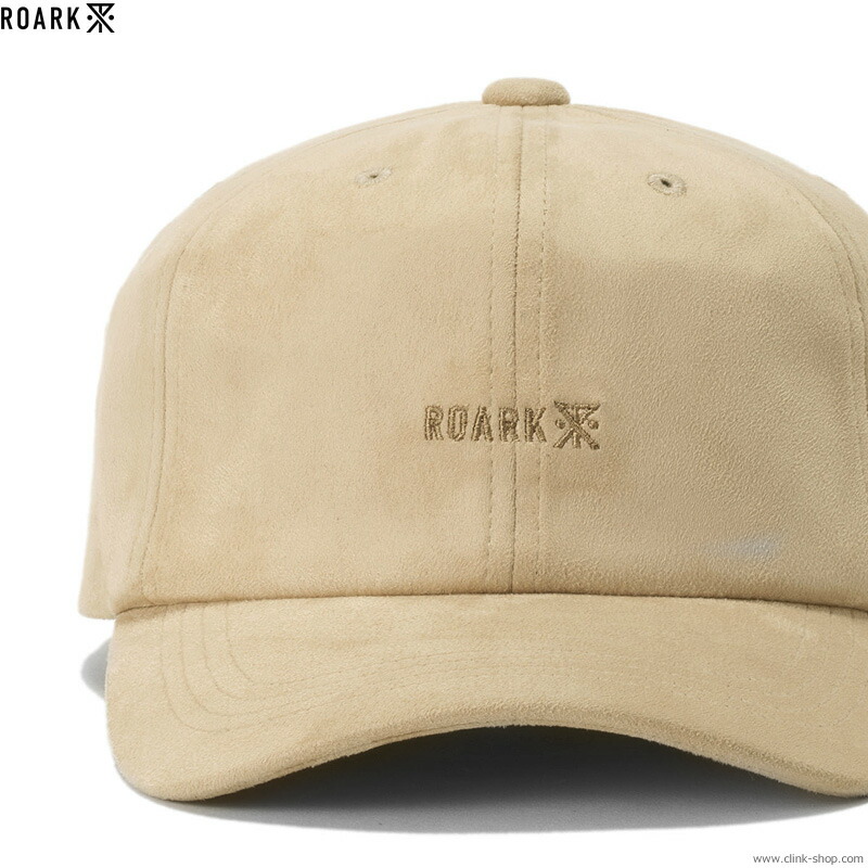 Roark Revival ロアーク リバイバル Roark Revival Logo Suede 6panel Cap Beige メンズ キャップ Wloczypies Pl