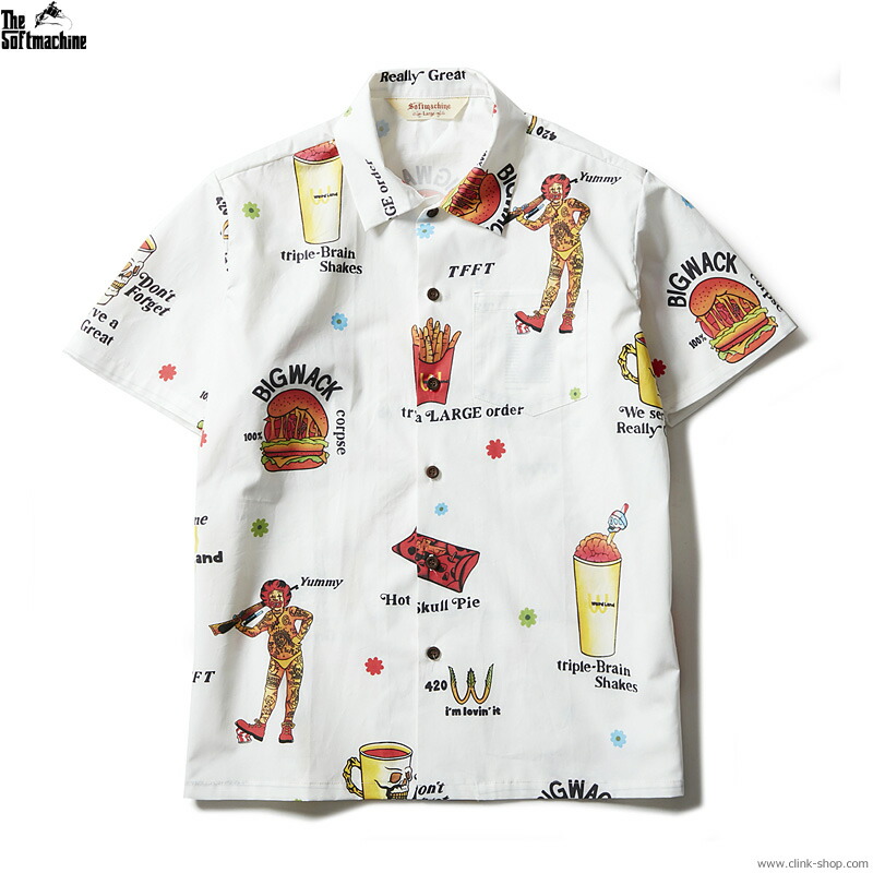Softmachine ソフトマシーン Softmachine Lovin It Shirts S S White メンズ トップス シャツ 半袖 アロハ セットアップ Linumconsult Co Uk