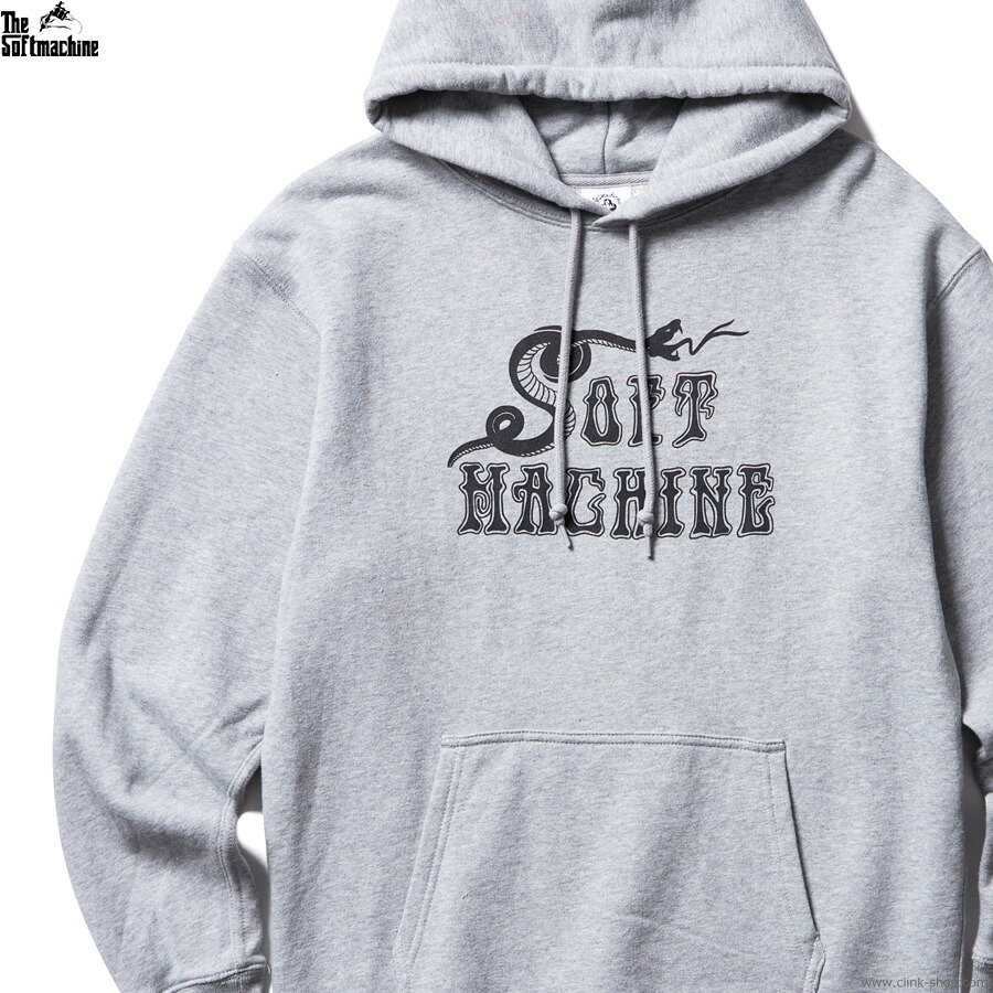 楽天市場】SALE セール 30％OFF SOFTMACHINE ソフトマシーン SOFTMACHINE SNAKE LOGO HOODED  (GRAY) メンズ トップス スウェット パーカー プルオーバー : ｃｌｉｎｋ