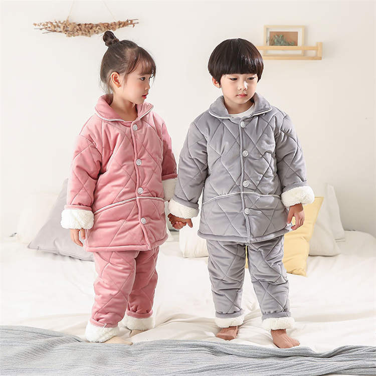 【時限特恵！最低5038円！】キッズ パジャマ ルームウェア 長袖 男の子 女の子 秋冬 子供 子供服 カジュアル かわいい お洒落 部屋着 キッズパジャマ セットアップ 冬物 防寒着 防寒対策 ジュニア ユニセックス ゆったり もこもこ 前開き 上下セット