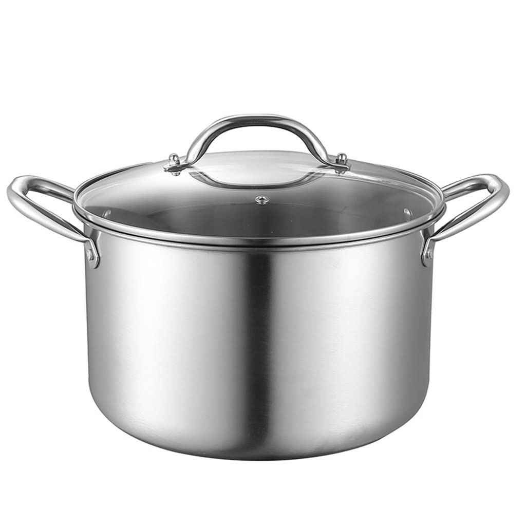 【店長おすすめ】鍋セット ih 鍋 両手鍋 カレー鍋 寸胴鍋 ステンレス 鍋 大鍋 ih対応 28cm 卓上鍋 深型 大きい鍋 調理器具 オール熱源対応 ガラス鍋蓋付 スチームラック付き フッ素加工 おでん カレー茹で物 ラーメン鍋 スシチ キャンプ 鍋｜くらし小物屋