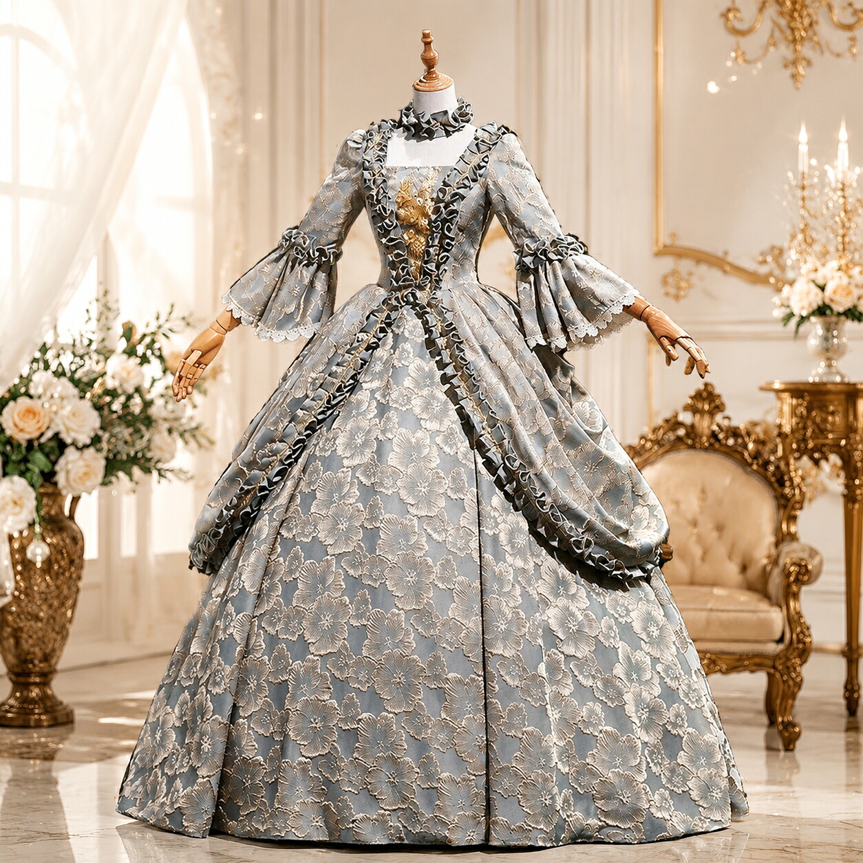 【店長おすすめ】貴族 ドレス 油絵風 お姫様 衣装 カラードレス ロング 宮廷 王族服 ジュリエット ヨーロッパ ステージ衣装 オペラ お姫様 ロング 宮廷 お嬢様 大きいサイズ 舞台 王族服 豪華ヨーロッパ風 プリンセスライン ハロウィン 仮装 大人 お嬢様 舞台衣装 復古｜くらし小物屋