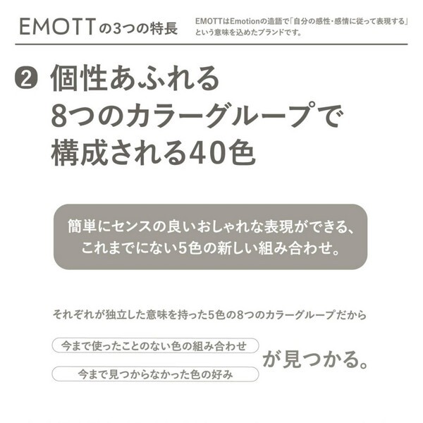 楽天市場 サインペン Emott エモット 5色 No 8 レトロカラー 水性ペン 手帳 イラスト 三菱鉛筆 送料無料 1000円以上 メール便発送 Clips クリップス