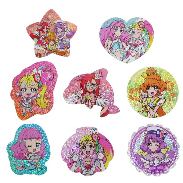 楽天市場 1000円以上お買い上げで送料無料 トロピカル ジュ プリキュア シャカシャカ ケースつきシール 女の子 人気 Tvアニメ キャラクター メール便発送 Clips クリップス