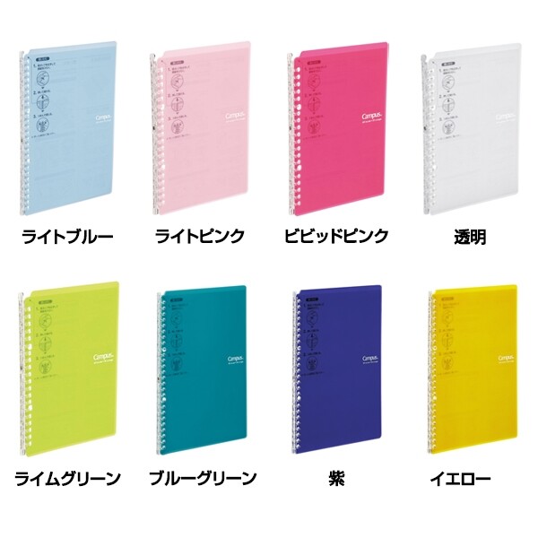 楽天市場 1000円以上お買い上げで送料無料 コクヨ キャンパス ルーズリーフ 薄型バインダー スマートリング B5縦 26穴 25枚収容 ル Sp700 メール便発送 Clips クリップス