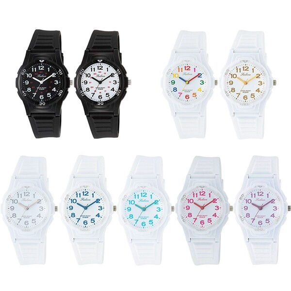 楽天市場 送料無料 シチズン Q Q ファルコン カラフルウォッチ ウレタンベルト メンズ レディース 腕時計 10気圧防水 メール便発送 Clips クリップス