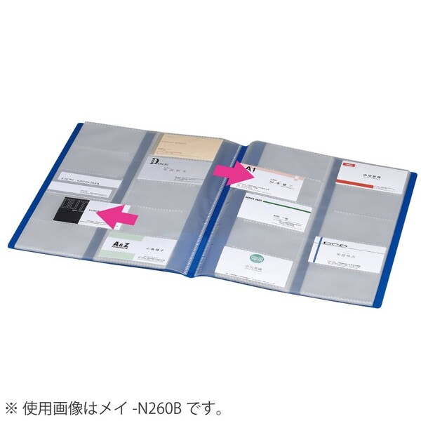 コクヨカードホルダー名刺ファイルノビータ固定式A4サイズ600ポケット-送料無料※1000円以上メール便発送