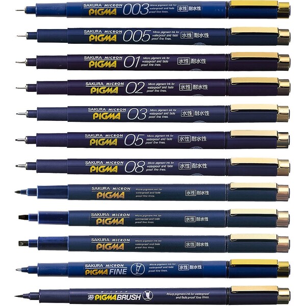 楽天市場】【まとめ買い 12種類セット】サクラクレパス ピグマ