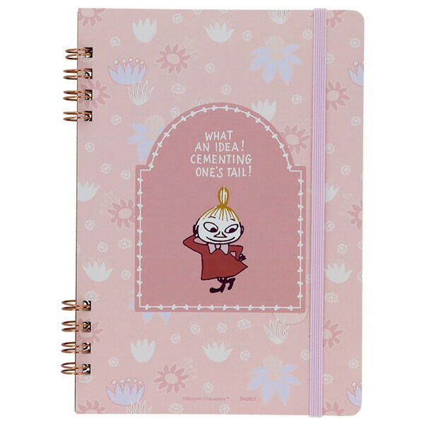 Sun-Star x Moomin Double-Ring Notebook - Little My (B6, Grid, 80th Anniversary Edition)
