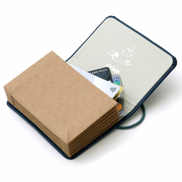 免運費！五種顏色可選！姆明卡包，風琴式設計，7個口袋，美樂蒂和史力奇圖案，非常適合收納醫療卡、積分卡和名片。 High Tide - 郵寄出貨。